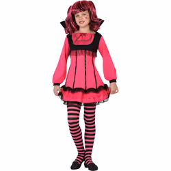 ) Girls' pink vampire costume - 3-4 years (98-115 cm