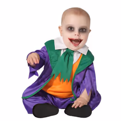 ) Crazy little clown baby costume - 6-12 months (75 cm