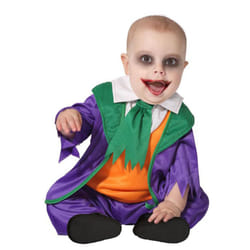 ) Crazy little clown baby costume - 6-12 months (75 cm