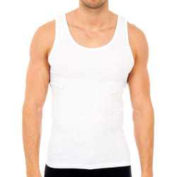 Camiseta Interior De Tirantes Anchos Para Hombre 0300 - white, 60