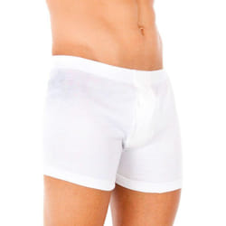 BÃ³xer Thermal De Tejido Liso Para Hombre 0877 - white, 60