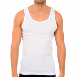 Camiseta Classic De Tirante Ancho Para Hombre 0980 - white, 60