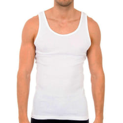 Camiseta Classic De Tirante Ancho Para Hombre 0980 - white, 60