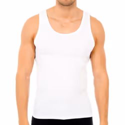Pack-2 Camisetas Interiores Tirantes Anchos Para Hombre As02300 - white, 60