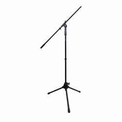 Fonestar MS-131N, Boom microphone stand, Tripod base, Black, Metal, 3/8 5/8", 100 cm