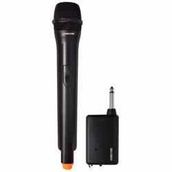 Fonestar IK-163, Karaoke microphone, 6.46 mW, Wireless, 6.35 mm (1/4"), Black, Indoor