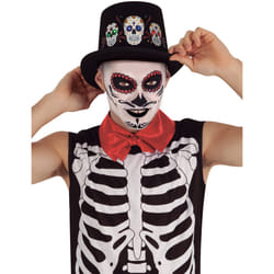 Dia de los muertos light hat adult
