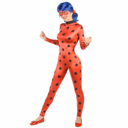 Rubie's 8422971079489, Fancy costume, Child, Female, Movie, Miraculous, Black, Red