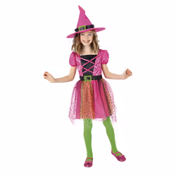Rubie's S8631-L, Fancy costume, Child, Female, Halloween, Witch, Multicolour