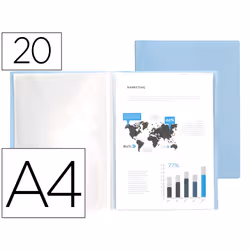Liderpapel EC70, Project folder, A4, Blue, 310 mm, 230 mm, 5 mm