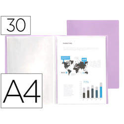 Liderpapel EC75 folder Purple A4