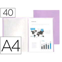 Liderpapel EC81 folder Purple A4