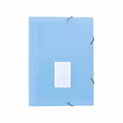 Liderpapel FU39, Envelope folder, A4, Polypropylene (PP), Blue, Matt, Elastic band