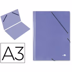 Liderpapel CG29, Project folder, A3, Blue, 1520 g/m², Elastic band, 510 mm