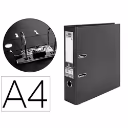 Liderpapel AZ26, Conventional file folder, A4, Black, Matt, 320 mm, 290 mm