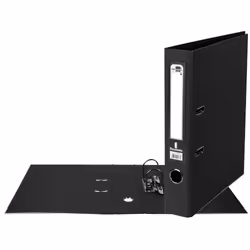 Liderpapel AY06, Project folder, A4, Polyvinyl chloride (PVC), Black, Matt, Landscape