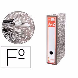 Liderpapel AZ49, Conventional file folder, Grey, White, Matt, 325 mm, 295 mm, 85 mm