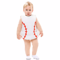 ) Baby baseball costume - 6 to 12 months (67-69 cm