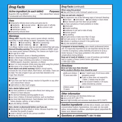 Amazon Basic Care Ibuprofen Tablets, 200 mg, Pain Reliever