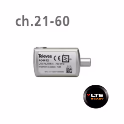 New Televes HR 4G LTE Freeview Filter 47...790MHz CH60 Eliminate 4G Interference