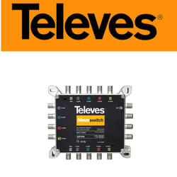 Televes NevoSwitch 5 Inputs Splitter 5x5x5 4/4dB Terrestrial + Satellite 714905