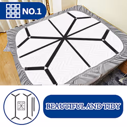 Bexicsea Bed Sheet Holder Straps Mattress Cover Clips to Hold Sheets i