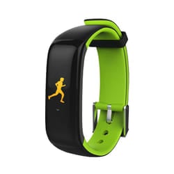 Brigmton BSPORT-15 OLED Wristband activity tracker 2.44 cm (0.96") IP67 Black, Green