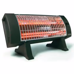 HJM 306, Quartz electric space heater, Floor, Black, 1200 W, 600 W