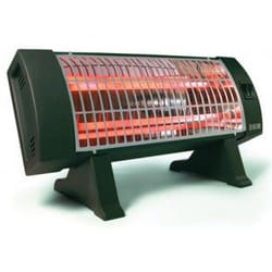 HJM 306 electric space heater Black 1200 W Quartz electric space heater