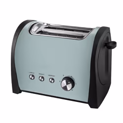 Küken 33957, 2 slice(s), Green, Stainless steel, Buttons, Level, Rotary, 800 W, 230 V