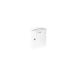 Letter Box Made of Highly Durable Plastic, Size M (DIN A4), Weather and Corrosion Resistant, Wall Letter Box with Name Plate and Protective Flap, Easy