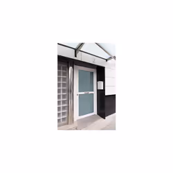 Letter Box Made of Highly Durable Plastic, Size M (DIN A4), Weather and Corrosion Resistant, Wall Letter Box with Name Plate and Protective Flap, Easy