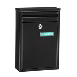 Arregui E-5754 mailbox Black Wall-mounted mailbox Steel