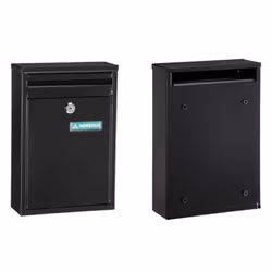 Arregui E-5754 mailbox Black Wall-mounted mailbox Steel