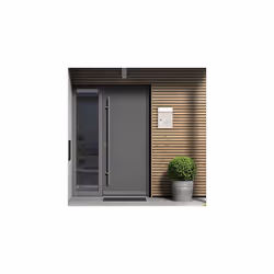 Smart Graphic E5721-SAL Letter Box Made of galvanised Steel, with Screen Printed Motif, Size Post, Wall letterbox for Outdoors, White with Salamander,