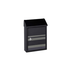 E5724-STR Letterbox, Black with Screen Printing