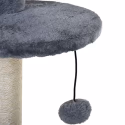 PawHut Cat Multi-Activity Tree Tower w/ Perch House Scratching Post Play Ball - Additional view 7