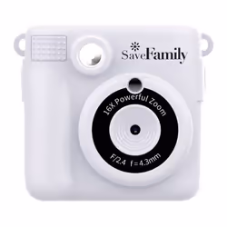 SaveFamily CAMPRINTBLAN, 8 MP, Touchscreen, White