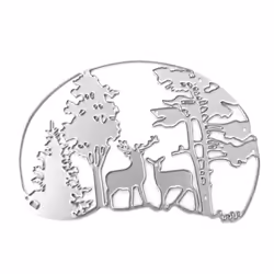 Annchaos Metal Cutting Dies DIY Merry Christams Embossing Stencil Template Scrapbooking Card Making Mold Photo Album Arts Crafts Tools (Christmas Tree