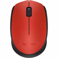 Logitech M170 Wireless Mouse - Red