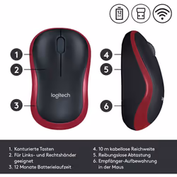 Logitech M185 Wireless Computer Mouse