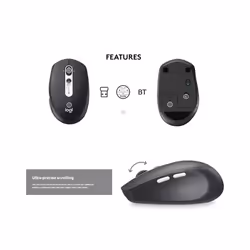 Logitech M590 Wireless Mute Bluetooth Mouse 2.4GHz Unifying Dual Mode