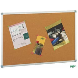 FAIBO 611-3T bulletin board Fixed bulletin board Aluminium, Brown Cork
