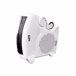 EDM 07205, Fan electric space heater, Indoor, Floor, White, Rotary, 2000 W