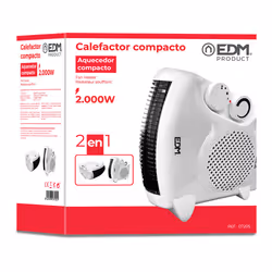 EDM 07205 electric space heater Indoor White 2000 W Fan electric space heater