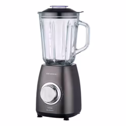 Grunkel BAT-1000MIXMASTER, Tabletop blender, 1.5 L, Pulse function, 1000 W, Black, Stainless steel, Transparent