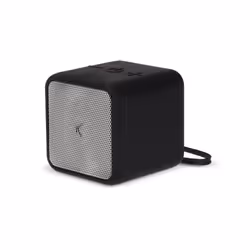 Ksix Kubic Box portable wireless speaker, Up to 4 hours autonomy, Calls, True Wireless Stereo, Micro SD slot, Black, 1-way, 4 ...