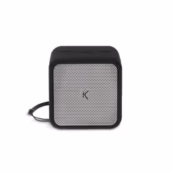 Ksix Kubic Box portable wireless speaker, Up to 4 hours autonomy, Calls, True Wireless Stereo, Micro SD slot, Black