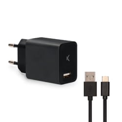 Ksix BXCDC04 mobile device charger Universal Black AC Fast charging Indoor