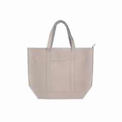 Ksix BXBAGECO01, Tote bag, Grey, Paper, Polyester, Monochromatic, 450 mm, 150 mm